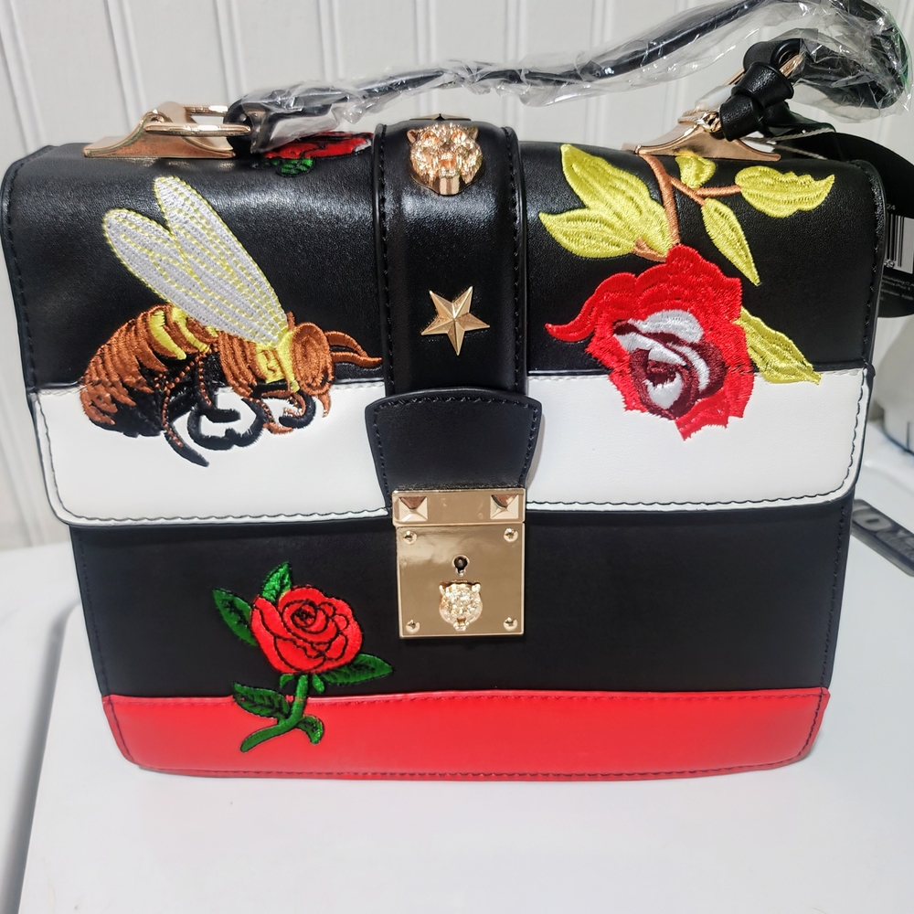NWT Embroidered Bag